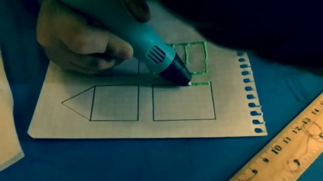 3D ручка, первая поделка домик / подарили 3D ручку делаем первую поделку домик по шаблону смотреть онлайн