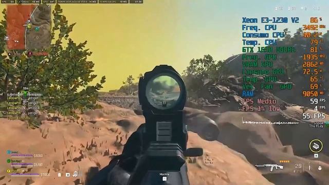 COD Warzone 2.0 | Xeon E3 1230 V2 + Palit GTX 1650 GP OC GDDR6 + 16GB RAM | 06/01/2023 #2 смотреть онлайн