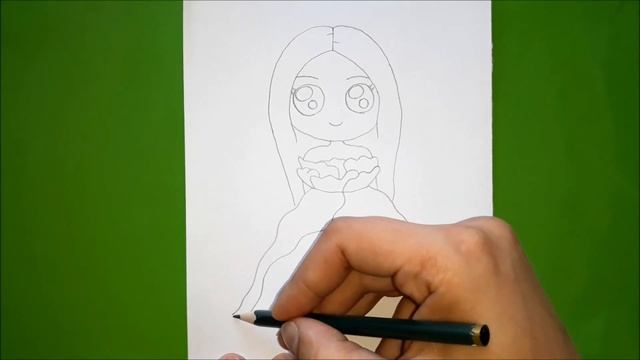 Как нарисовать ДЕВОЧКУ В ШИКАРНОМ ПЛАТЬЕ? смотреть онлайн