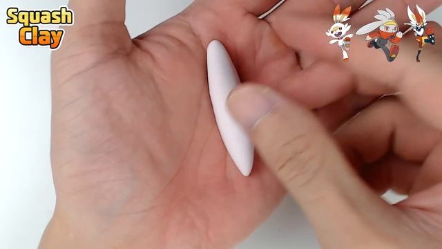 Pokémon Sword & Shield Clay art: Scorbunny line!! Fire type Pokémon(Satisfying video) смотреть онлайн