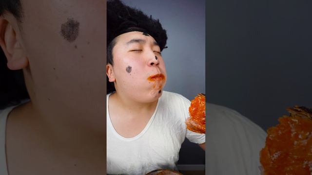 Fire Noodle Fried Chicken Sausage Wrapped Nuclear Eating Mukbang Asmr смотреть онлайн