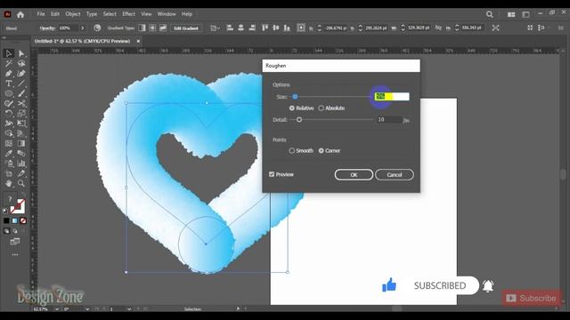 How to used Roughen in Adobe Illustrator cc смотреть онлайн