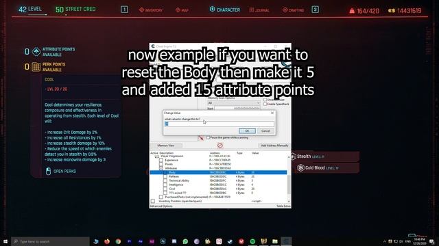 How to reset Attributes and Perks (PC ONLY) - Cyberpunk 2077 смотреть онлайн