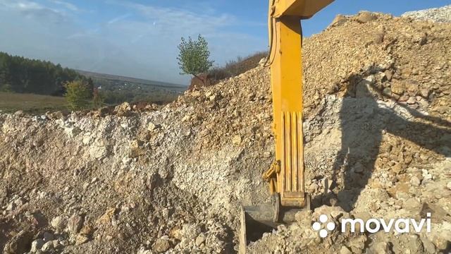 Работа на экскаваторе,погрузка глины, установил пжд 14тс 10