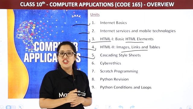 Class 10 Computer Applications - Overview (Code 165) 2022-23 смотреть онлайн