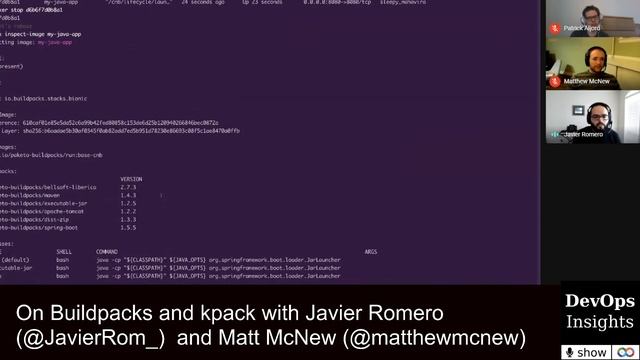 On Buildpacks and kpack with Javier Romero (@JavierRom_) and Matt McNew (@matthewmcnew) from VMware смотреть онлайн