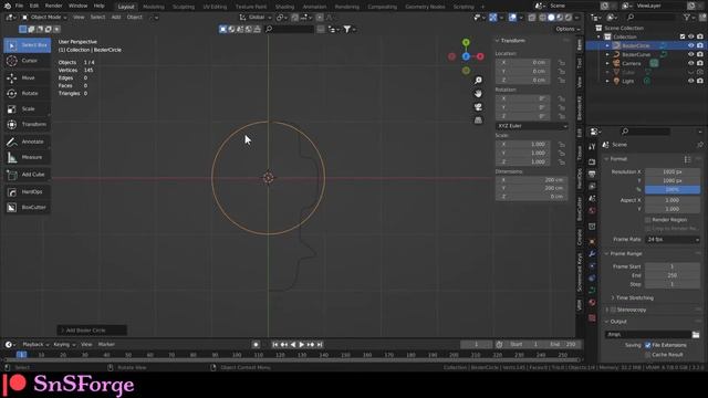 [FB] How to make a cornice in 5 minutes | Blender 3.2 | Bit#024 смотреть онлайн