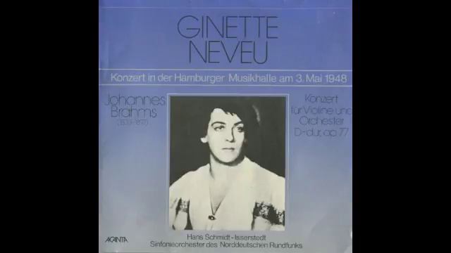 Silent Tone Record/ブラームス：ヴァイオリン協奏曲/ジネット・ヌヴー、ハンス・シュミット＝イッセルシュテット指揮北ドイツ放送交響楽団/サイレント・トーン・レコード смотреть онлайн