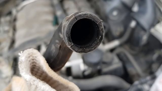 Замена патрубков ВКГ м113 мерседес W220 S500