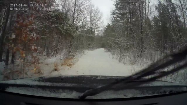 Renault Duster 4WD 1.5 DCi - Зима. Лес. Снег. (Видеорегистратор) часть 4