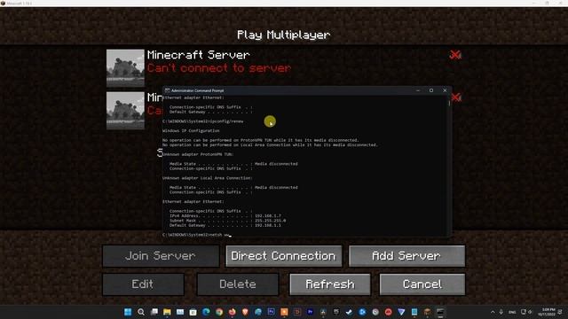 6 Ways To Fix Minecraft Can't connect to server | Minecraft Server