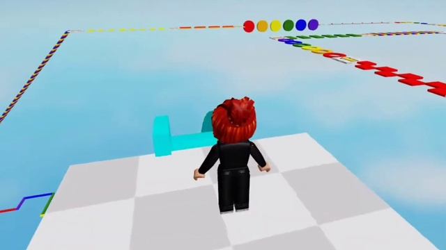 Проходим радужный паркур! Что же там в конце? ??♀️ //Roblox//Easy Obby//Cute deer YT// смотреть онлайн
