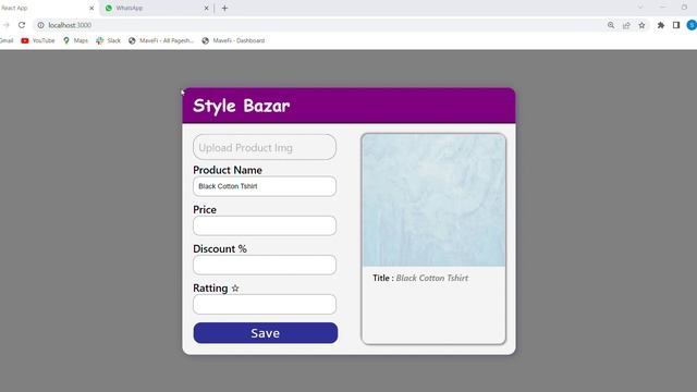 ecom card design using react смотреть онлайн