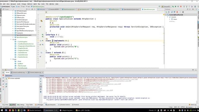 Java EE 61: CDI 18: Specialise смотреть онлайн