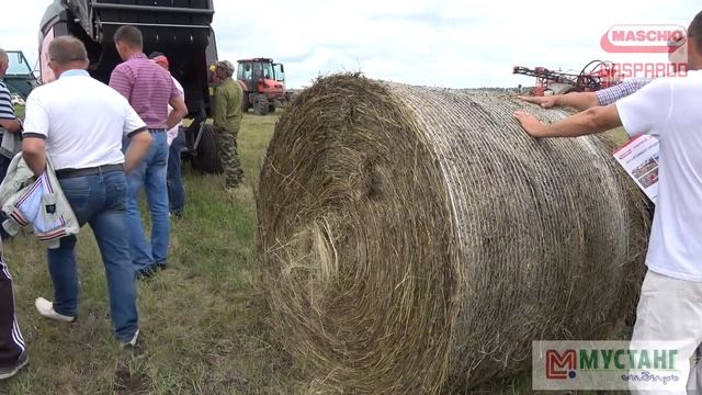 Заготовка сена/ Пресс-Подборщик от итальянской компании Maschio Gaspardo смотреть онлайн