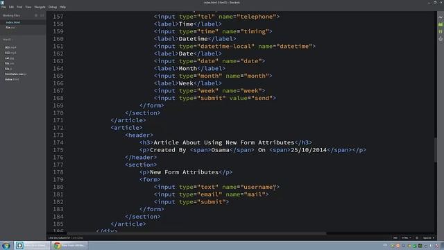 [ Html5 In Arabic ] #21 - Form Attributes - AutoComplete, AutoFocus, NoValidate смотреть онлайн