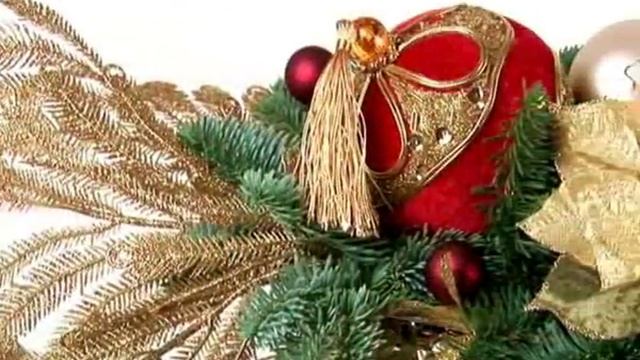 Композиция "Рождество" от Flower-shop.ru смотреть онлайн