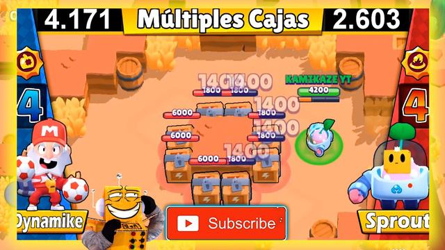 СПРАУТ ПРОТИВ ДИНАМАЙК! САМЫЙ СИЛЬНЫЙ ПЕРСОНАЖ в BRAWL STARS смотреть онлайн