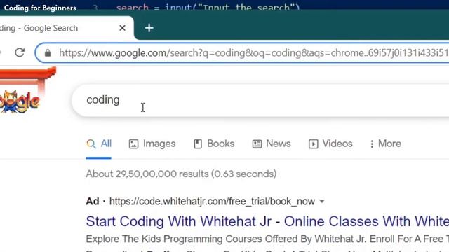 Automating Boring Google Search in 4 Lines of Python Code смотреть онлайн