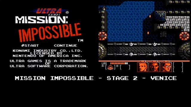 Mission Impossible (NES) - Stage 2 (Venice) смотреть онлайн