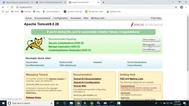 Install and configure Apache tomcat web server step by step | start server using cmd смотреть онлайн