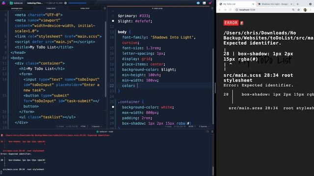 Todo App Vanilla Javascript | Part 1 (HTML + CSS) смотреть онлайн