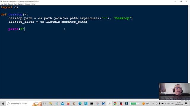 Python Programming - Get Desktop Path - List Files 2023 смотреть онлайн