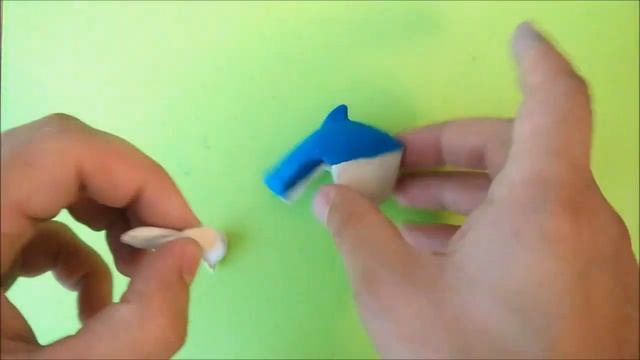 Stop motion Video.Как слепить - Акулу из Пластилина.How to make a SHARK clay! смотреть онлайн