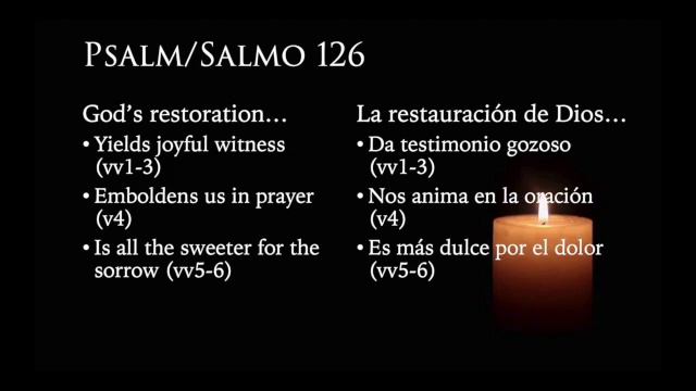 Psalm 126 (Advent 3, 2020) смотреть онлайн