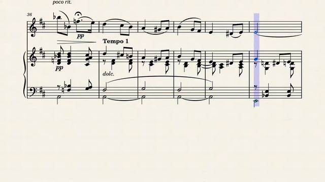 Elgar - Salut d'Amour in D Major, Violin & Piano Accompaniment | sheet music | video score | iringa смотреть онлайн