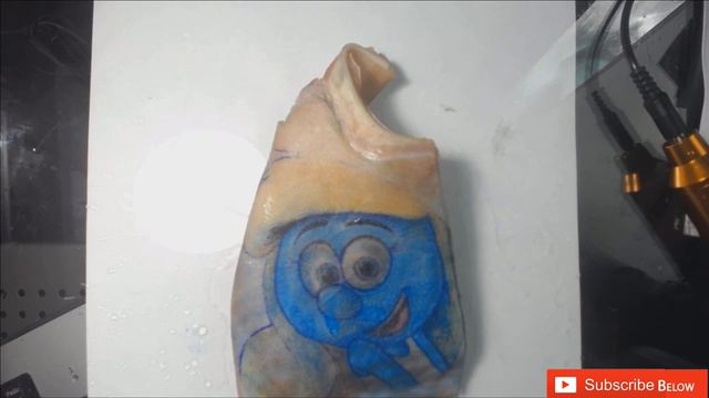 Learn to Tattoo a Smurf on Pig Skin & invest into cryptocurrency Part 3# смотреть онлайн
