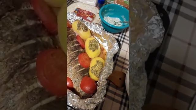 Сазан в духовке смотреть онлайн