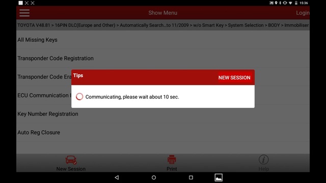 LAUNCH X-431 PRO 3 Matching all Car Keys and Wireless Remote Method - TOYOTA CROWN 2005 смотреть онлайн
