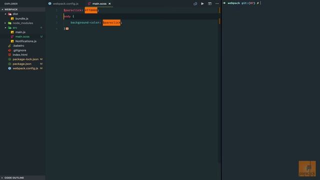 ۷- تبدیل Sass در وب پک смотреть онлайн