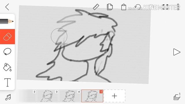 Как нарисовать развивающиеся волосы (музыка в описании)
