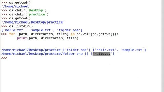 Using the Python OS walk function to do some cool stuff смотреть онлайн