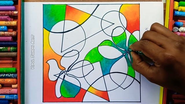 How to draw 2D Design with shading detailed video/2D Design for Elementary & Intermediate Grade Exa смотреть онлайн
