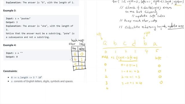 [LeetCode] 3. Longest substring without repeating characters смотреть онлайн