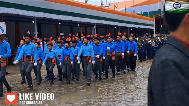 15th August March Past By Sambhota Tibetan School Darjeeling смотреть онлайн