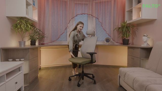 Зеленое универсальное кресло для удаленки FALTO SOUL смотреть онлайн