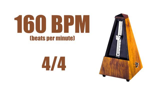 160 BPM Metronome 4/4 – Best Online Metronome 160 Beats Per Minute
