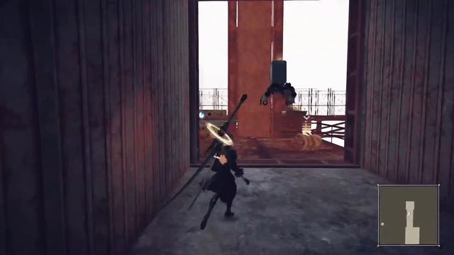 NieR: Automata - PS4 Pro - Играем в Демоверсию. Хороший слешер. смотреть онлайн