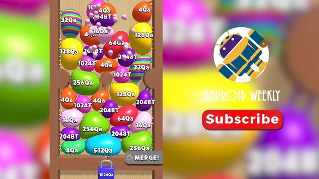 Blob Merge 3D: MAX Level - Unlock 1024Qa 2048Qa | 2048 Blob Android Gameplay Walkthrough