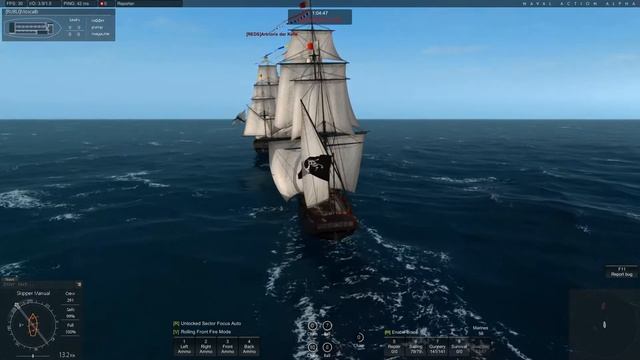 NAVAL ACTION - Le Gross Ventre refit vs Bucentaure смотреть онлайн