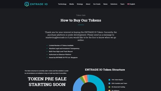 ENTRADE (ENTR) Обзор от ICO Каталог смотреть онлайн