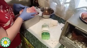 Как одеть формовочную сетку на кусок мяса. Совет начинающим.