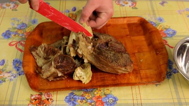 Жижиг-галнаш. Готовим в казане на костре. смотреть онлайн