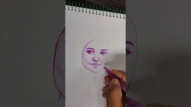 A beautiful girl portrait sketch in 40 minutes ?? #sketch #drawing #portraitsketch смотреть онлайн