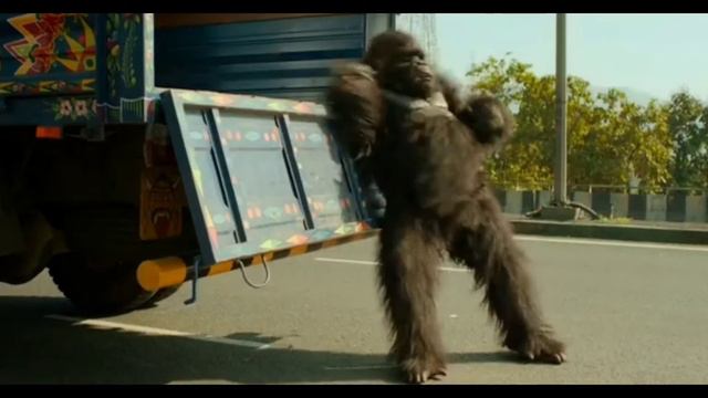 Gorilla comedy scene in Hindi ||Hello Charlie Movie||SM.Universe's|| смотреть онлайн