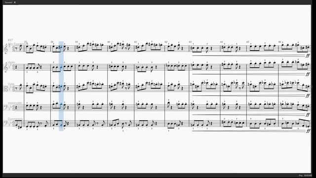 Torment (alto sax & piano, violin, viola, violoncello, contrabass) Violet Evergarden (music sheet) смотреть онлайн